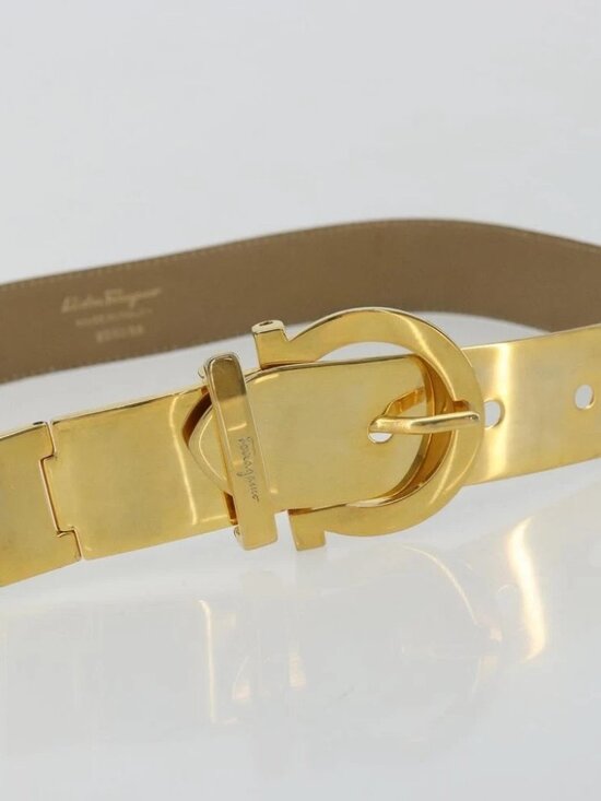Salvatore Ferragamo Gancini Belt Leather 29.9\